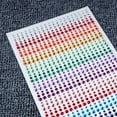 thumbnail image 7 of dianhelloya 900Pcs/Sheet Rhinestone Stickers Self Adhesive DIY Decoration 3/4/5mm 3D Faux Gem Embellishment Stickers for Face 1pc, 7 of 7