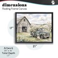 thumbnail image 4 of Stupell Industries Farmhouse Spring Orchard and Truck Black Floating Frame Canvas Art, 21 x 17, by Tabz Jones, 4 of 8