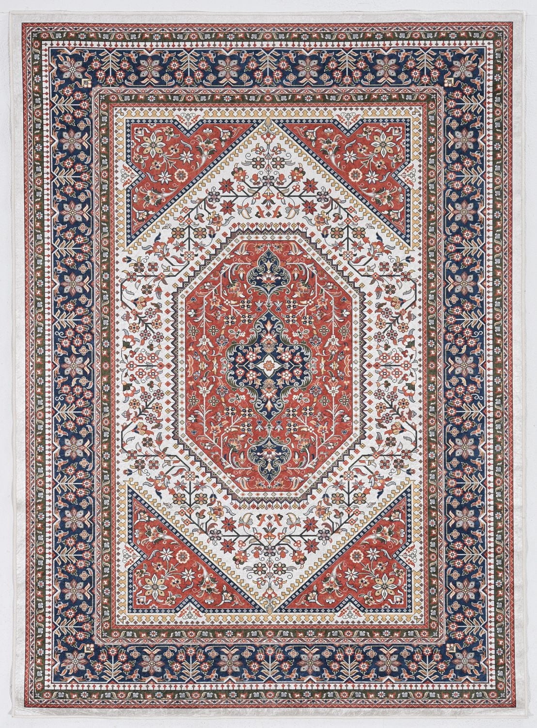 Emerald Farlin Black & Ivory 5' x 7' Area Rug