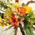 thumbnail image 3 of Spring Door Wreaths for Front Door Outside, Easter Simulation Flower Wreath Pendant with Butterfly Shape, Front Door Home Outdoor Wall Decoration, Easter Door Wreath for Front Door, 3 of 6