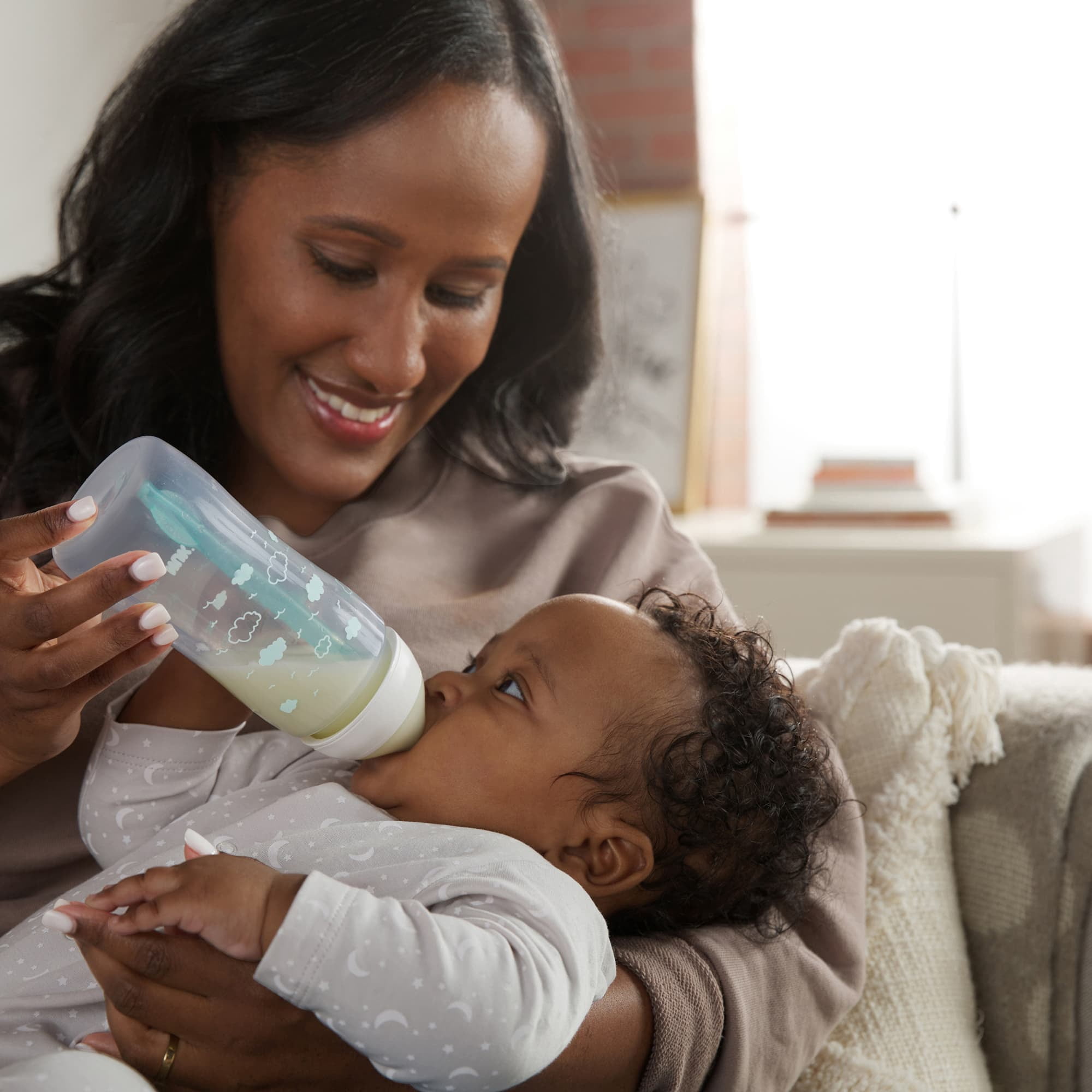 (2 pack) NUK Smooth Flow Pro Anti-Colic Baby Bottle