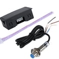thumbnail image 2 of High Precision RPM Meter, Digital Tachometer Motor Speed Meter for Hall Switch Sensor NPN, Easy Installation with Cable Included, 2 of 7