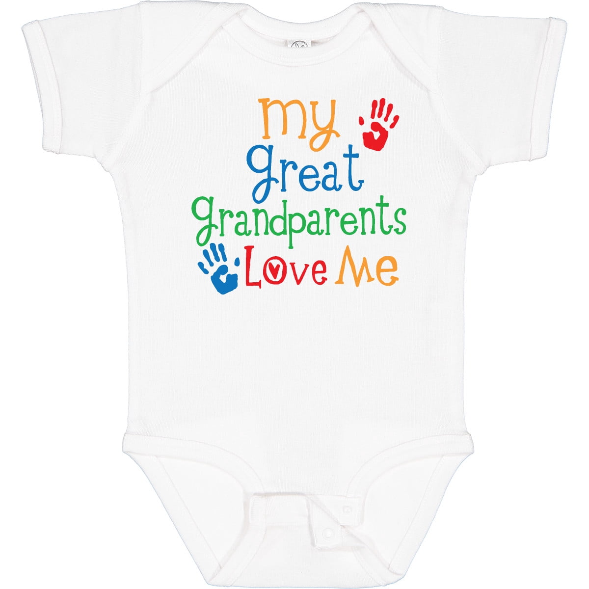 Inktastic My Great Grandparents Love Me Boys or Girls Baby Bodysuit
