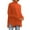 Orange, variant on Sanbonepd Womens Sweaters Solid Color Turtleneck Long Sleeve Knit Comfortable Pullover Sweater