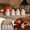 A, variant on OCCOA 4 Pack Mini White Ghost Figurines Resin Halloween Ghost Statues with Different Expressions Small Spooky Desktop Tabletop Decor for Tiered Tray Home Party Gift, A