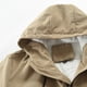 thumbnail image 4 of Hombres Casual Sólido Con Capucha Cremallera Con Capucha Longitud Media Chaqueta De Manga Larga Abrigos Pompotops  oipoqjl10725, 4 of 8