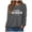 Dark Gray, variant on Towmus Oversized Sweatshirt for Women Los Angeles Graphic Hoodies Pullover Sweater Crewneck Long Sleeve Casual Fleece Tops