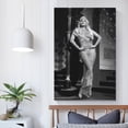thumbnail image 5 of Movie Female Stars Jayne Mansfield Sexy Poster Wall Art Poster Gifts Bedroom Prints Home Decor Hanging Picture Canvas Painting Posters 16x24inch(40x60cm), 5 of 6