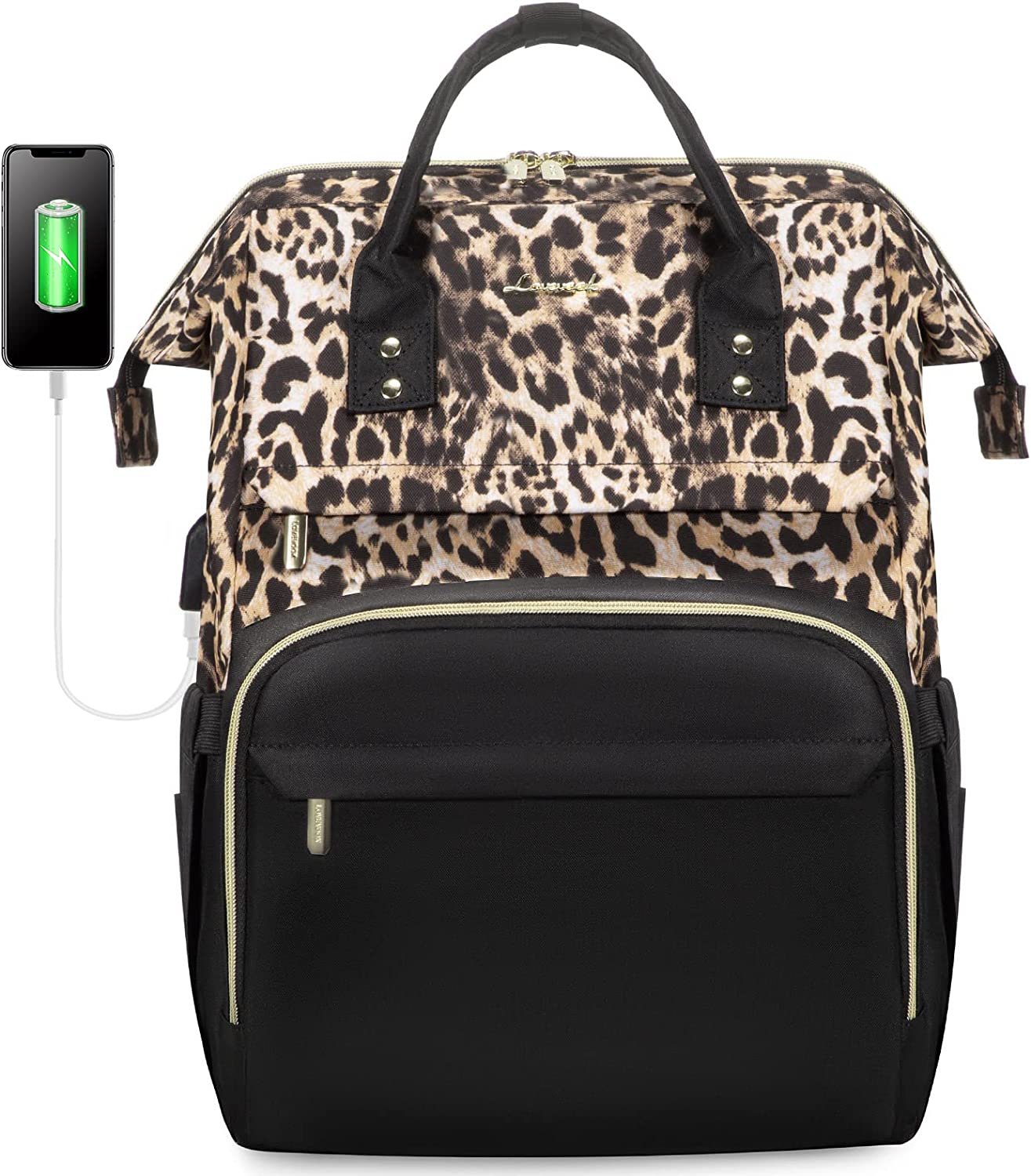 Lovevook Laptop Backpack for Women, Work Travel Bags Fit 15.6" Laptop, AntiThelf College