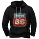 thumbnail image 3 of Sudadera con capucha vintage Route 66 con estampado 3D, sudaderas con capucha de moda para hombres y mujeres, sudaderas, abrigos para niños, sudaderas para mujeres, ropa para hombres, chándales, 3 of 5