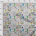 thumbnail image 3 of oneOone Cotton Poplin Light Beige Fabric Unicorn Pattern Fabric For Sewing Printed Craft Fabric By The Yard 56 Inch Wide, 3 of 5