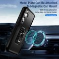 thumbnail image 4 of Casetego for Samsung Galaxy S23 FE 5G Case,Military Grade Rugged Armor Shockproof Heavy Duty Protective Cover for Samsung S23 FE Magnetic Ring Kickstand Phone Case,Black, 4 of 8
