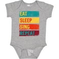 thumbnail image 3 of Inktastic Choir Music Eat Sleep Sing Repeat Boys or Girls Baby Bodysuit, 3 of 5
