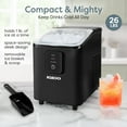 thumbnail image 3 of Igloo Automatic Ice Machine, Self-Cleaning Countertop Ice Maker with Ice Scoop and Basket, Black, 3 of 9