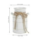 thumbnail image 4 of Jarra de cubo de flores de hierro Vintage, soporte de flores, jarrón de Metal, cubo de flores de hierro para jardín con mango, 4 of 8