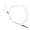 Silver, variant on Universal Straight THROTTLE CABLE for Gas Scooter, Go Kart, Mini Bike,ATV - Yellow