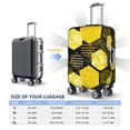 thumbnail image 6 of Bixox Washable Geometric Pattern with Bee Printed Luggage Cover, Fashion Suitcase Protector Fits for Medium luggage, 6 of 8