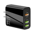 thumbnail image 1 of 65W PD Charger USB Smartphone Charging Adapter with Type-C PD+3USB Cell Phone Chargers & Power Adapters, 1 of 6