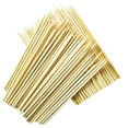 thumbnail image 1 of 100Pcs 3mmx25cm Disposable Bamboo Paddle Pick Skewers Roasting Sticks Food Picks for BBQ Use, 1 of 8
