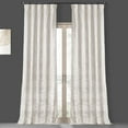 thumbnail image 2 of Sequoia Cream Faux Silk Jacquard Curtain (1 Panel), Sequoia Cream, 50W X 84L, 2 of 6