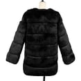 thumbnail image 3 of Ofreoo Winter Jackets for Women Faux Fur Coat with Solid V-neck,Holiday,Wedding,Party ,on Clearance, 3 of 8