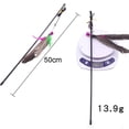 thumbnail image 3 of Cat Feather Toy Plastic Artificial Colorful Cat Teaser Toy Cat Feather Wand, 3 of 7