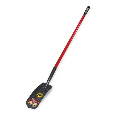 Bully Tools 92730 14-gauge 4-Inch Box Style Trench Shovel with Fiberglass Long