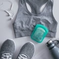 thumbnail image 4 of Stasher Reusable Non-Toxic Pinch-Lock Seal 100% Pure Platinum Silicone Pocket Bag, 2 Pack, 4 of 5