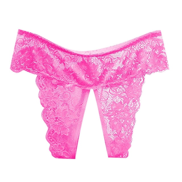 Women's Panties — And Seductive Plus Size Low Waisted Spicy Lace Flirtatious Triangle Panties