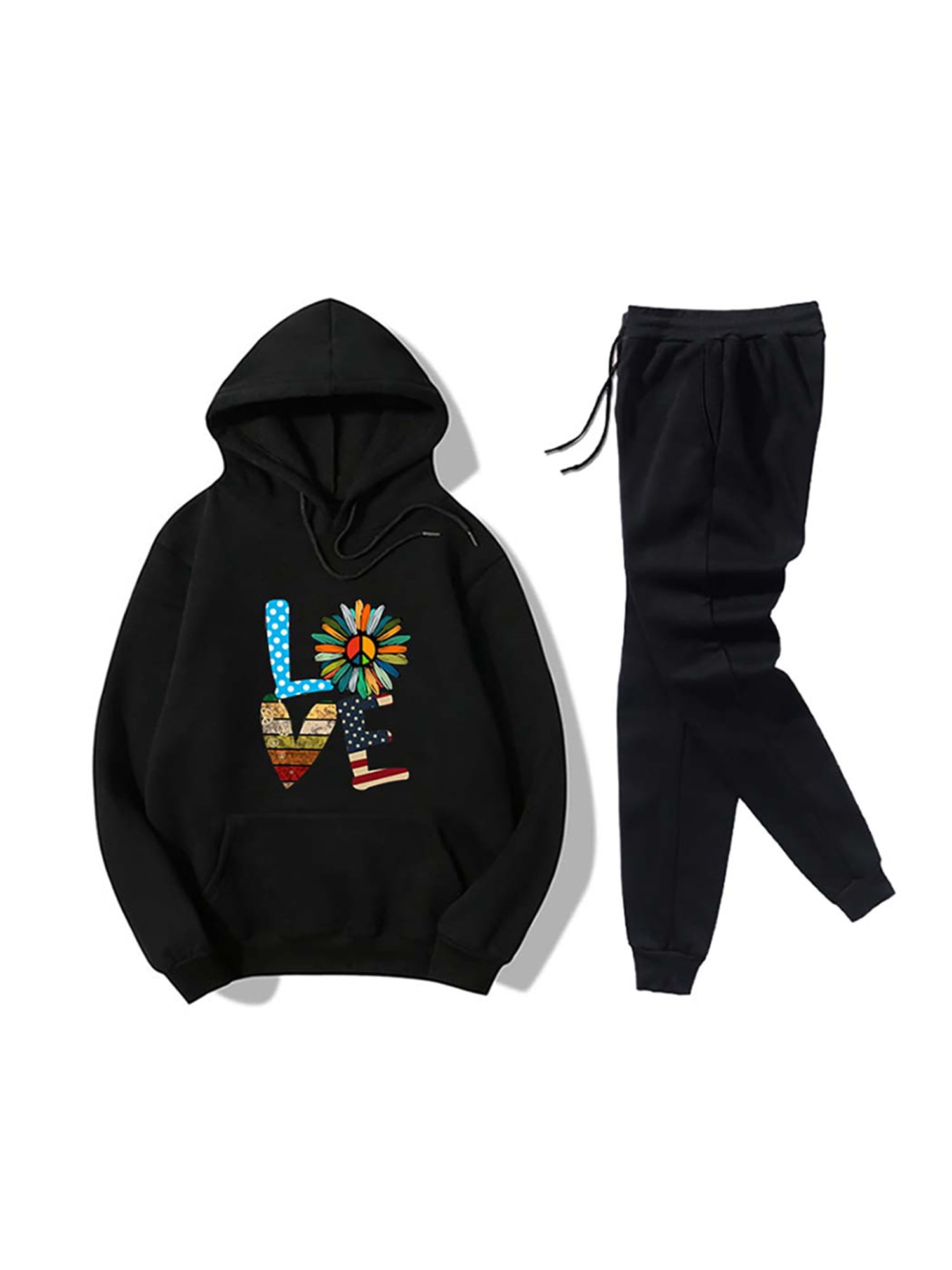 winter floral hoodie i