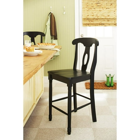 Better Homes and Gardens European Counter Stool 24'', Black Finish