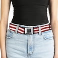 thumbnail image 5 of Buckle-Down Belt, Seatbelt Buckle Belt, Bacon Stripe, Youth 22 to 32 Inches, 5 of 9