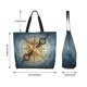 thumbnail image 5 of Balery Vintage Compass Bolsa Tote Estilo Estético con Cremalleras, Bolsa de Hombro, Bolsa de Compras Grande y Plegable, 5 of 8