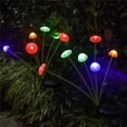 thumbnail image 4 of 2X Luces Solares para Jardín, Lámpara LED de 6 Cabezas con Forma de , Luz Ambiental de Medusas para Jardín, Patio, Camino, Decoración, Lámpara de Césped B, 4 of 4