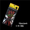 thumbnail image 2 of 1,7G Pesca En Hielo Superior Ampliamente Utilizado Portátil Reemplazable Bola De Goma Aparejos De Pesca Accesorios De Pesca En Hielo Para Pesca En Hielo Al Aire Libre 20 Piezas Kearding OD010727-02, 2 of 7