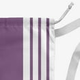 thumbnail image 3 of Simply Daisy Canvas Stripe 18 x 29 in Lavender Laundry Bag, 3 of 3