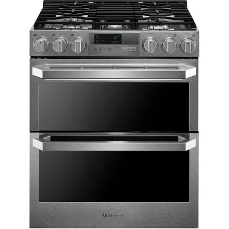 LG LUTD4919SN 7.3 Cu. Ft. Dual Fuel - Double Oven Range with ProBake Convection