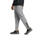 thumbnail image 2 of Adidas Men's Team Issue Fleece 3-Stripe Joggers Gray Size Medium, 2 of 6
