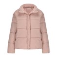 thumbnail image 5 of UPPADA Women's Winter Quilt Coat Down Lightweight Water-Resistant Down Jackets with Stand Collar for Winter Petite Coats for Women Pink,XL, 5 of 6
