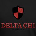 thumbnail image 3 of CafePress - Delta Chi Vertical Black And Red Logo T Shirt - Mens Tri-blend T-Shirt, 3 of 4