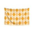 thumbnail image 1 of Orange Argyle Pattern Tapestry, Wall Decor Home Decor Bedroom Living Room Dorm Tapestry Room Wall Hanging, 60 x 40 inches, 1 of 8