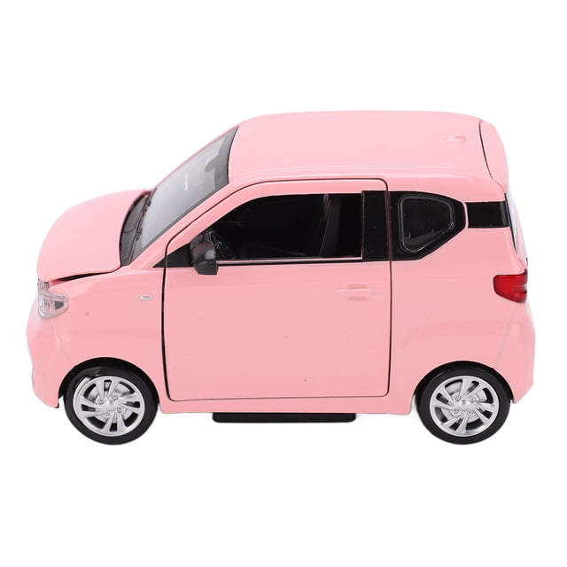 Juguete de Coche En miniatura ANGGREK modelo MINI EV de Aleación de zinc Con maleta Techo para Niños mayores de 3