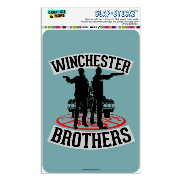 Supernatural Winchester Brothers Home Business Office Sign