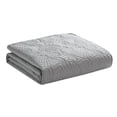 thumbnail image 4 of VCNY Home Ocean Coastal 3-Piece Grey Textured Seashell Quilt Set, Full/Queen, Adult, Unisex, 4 of 5