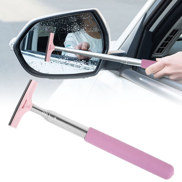 Ventanas Y Cristales De Coche, Limpiaparabrisas De Espejo Retrovisor De Coche Limpiaparabrisas De Espejo Retrovisor Retráctil Herramienta De Limpieza De Vidrio De Coche Impermeable Muyoka Hogar