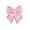 Pink, variant on Christmas Decoration Bow, Christmas Tree Wreath Decoration, Plush Bow for Door and Outdoor Hanging, Soft Polyester Fabric, Durable Three-Dimensional Sewing, Holiday Party Atmosphere Accessory