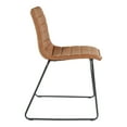 thumbnail image 4 of OSP Home Furnishings Halo Stacking Chair in Sand Faux Leather with Black Base 2/CTN, 4 of 9