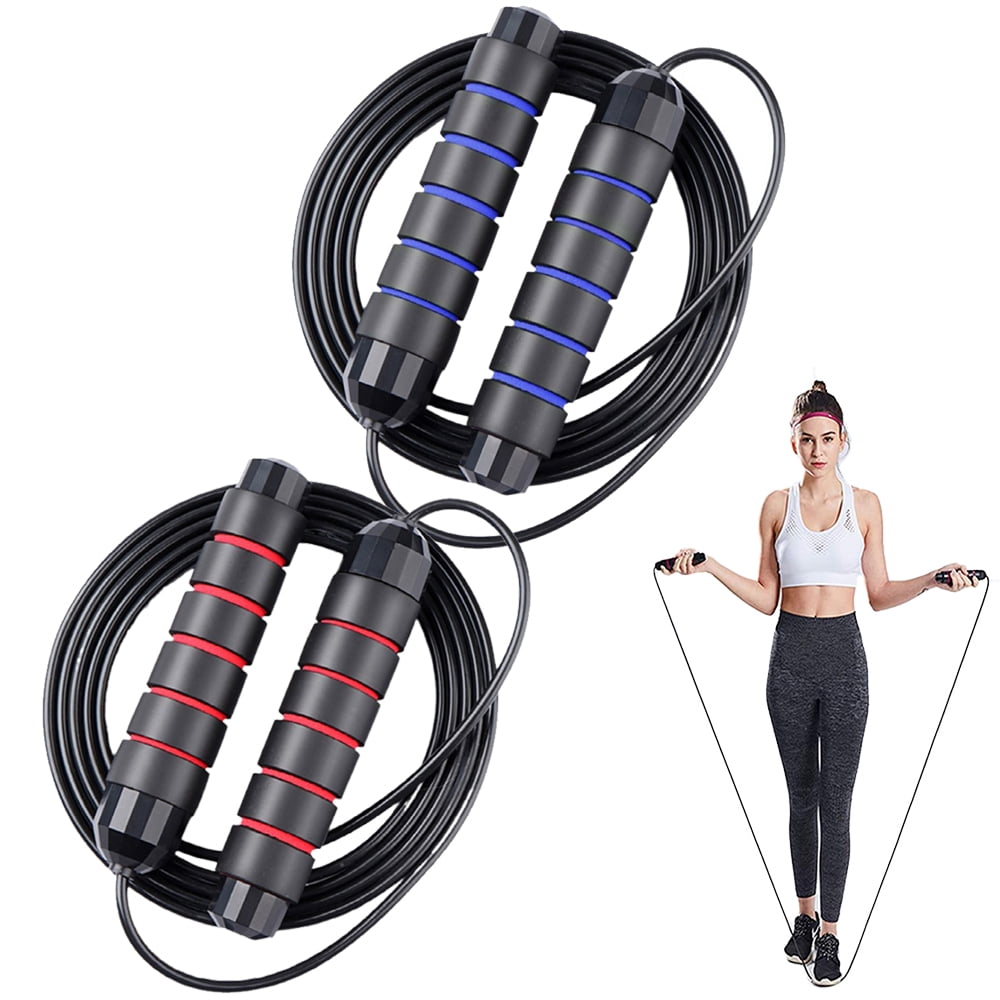 STARFIT Lightweight Jump Rope for Fitness and Exercise - Adjustable Jump  Ropes with Plastic Handles - Tangle-Free Skipping Rope for Crossfit, Gym