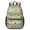 Sunflower and Daisy Blue Pattern-2, variant on Sunflower and Cow White Pattern 17" Waterproof Oxford School Backpacks for Teens, S-Shape Padded Straps, for School, Travel, Hiking, Camping
