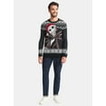 thumbnail image 2 of Disney Nightmare Before Christmas Men's and Big Men's Holiday Sweater Ugly Sweater, Sizes S-2XL, 2 of 6